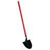 Pelle - Acier micro-allié au bore trempé - Largeur 27 cm - Longueur 27 cm - Peinture noire