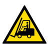Pictogramme danger W014 - Chariot élévateur - ISO 7010