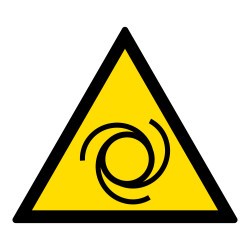 Pictogramme de danger - Démarrage automatique - W018 - ISO 7010