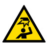 Pictogramme de danger - Obstacle en hauteur - W020 - ISO 7010