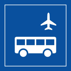 Pictogramme d'information - Autobus d'aéroport - ISO 7001