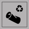 Pictogramme d'information - Recyclage canette - ISO 7001 PI PF 063