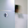 Pictogramme rond de porte "Toilettes Dames"