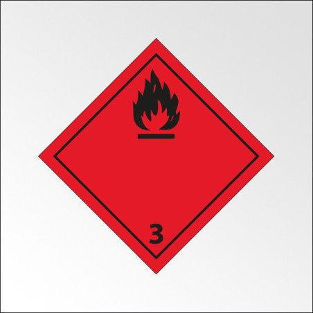 Signalisation de transport normalisée ADR - "Liquides inflammables"