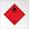 Signalisation de transport normalisée ADR - "Liquides inflammables"