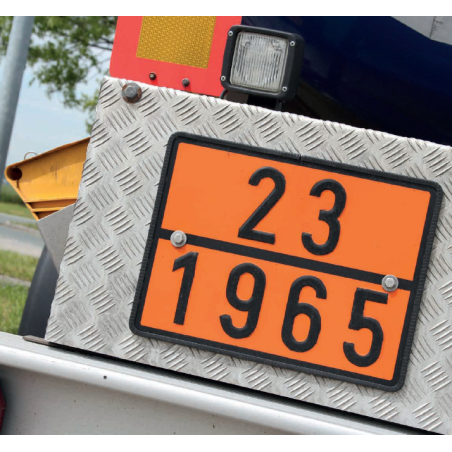 Plaque ADR - Liquide inflammable transporté à chaud - 30/3256