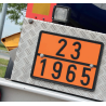 Plaque ADR - Liquide inflammable transporté à chaud - 30/3256