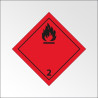 Signalisation de transport normalisée ADR - "Gaz inflammables"