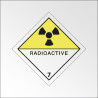 Signalisation de transport normalisée ADR - "Matières radioactives"
