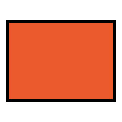 Plaque de Transport ADR - Vierge - 300x400 mm - Orange