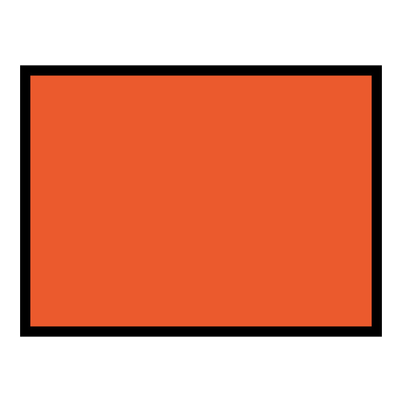 Plaque de Transport ADR - Vierge - 300x400 mm - Orange