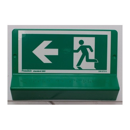 Plaque braille – Issue de secours droite/gauche – Signalétique