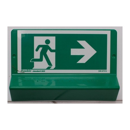 Signalétique braille Issue de secours" - Flèches  droite ou gauche