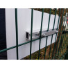 Plaque de Fixation pour Panneau Signalétique sur Grillage - 146 x 20 mm - Aluminium