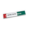 Plaque de Stabilisation - Occupé/Libre Personnalisable - 200x60mm - Aluminium Anodisé