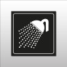 Plaque signalétique - Pictogramme Douche - Gravoply