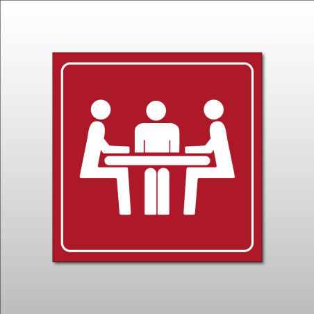 Pictogramme "Salle de Réunion" en Gravoply