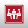 Pictogramme "Salle de Réunion" en Gravoply