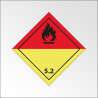 Signalisation de transport normalisée ADR - "Peroxydes organiques"