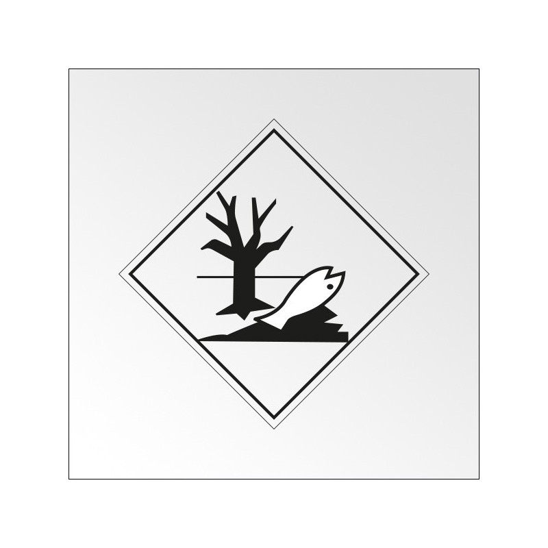 Signalisation de transport normalisée ADR - "Dangereux pour l'environnement"