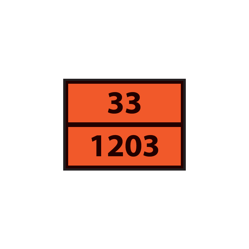 Plaque ADR pour camion Hydrocarbures liquides - 400x300mm