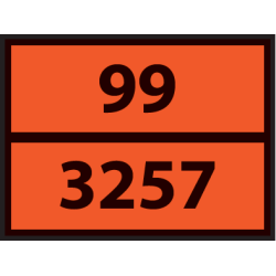 Plaque ADR pour camion Produits Bitumeux Chauds - 400x300mm