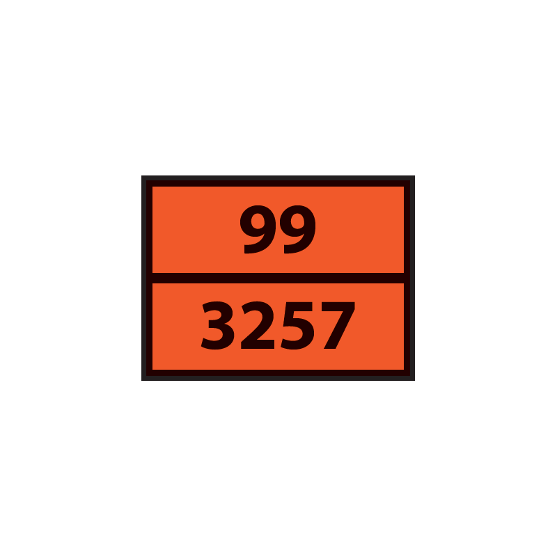 Plaque ADR pour camion Produits Bitumeux Chauds - 400x300mm
