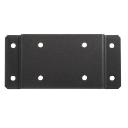 Plaque - Fixation murale universelle pour poubelles Trapi - 214 x 100 x 15 mm - Acier traité anticorrosion anti-UV