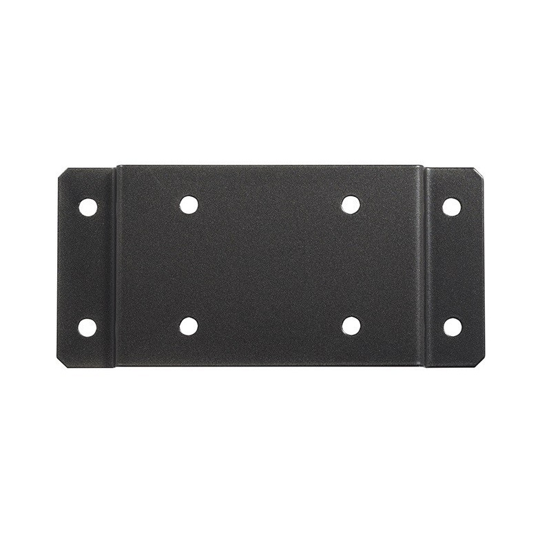 Plaque - Fixation murale universelle pour poubelles Trapi - 214 x 100 x 15 mm - Acier traité anticorrosion anti-UV