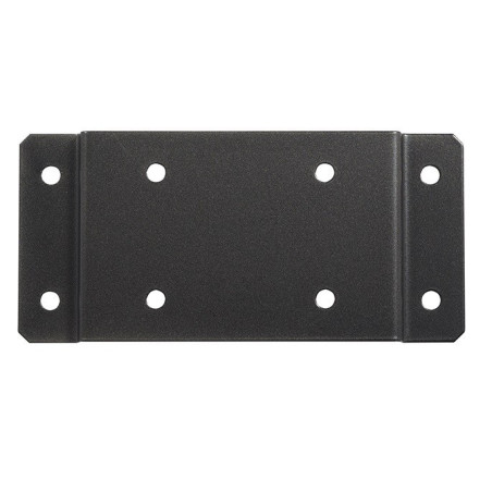 Plaque - Fixation murale universelle pour poubelles Trapi - 214 x 100 x 15 mm - Acier traité anticorrosion anti-UV