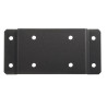 Plaque - Fixation murale universelle pour poubelles Trapi - 214 x 100 x 15 mm - Acier traité anticorrosion anti-UV