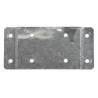 Plaque - Fixation murale universelle pour poubelles Trapi - 214 x 100 x 15 mm - Acier traité anticorrosion anti-UV