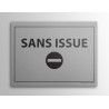 Plaque Interdiction - Gravée Sans Issue - Gravoply® - 10x14 cm