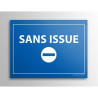 Plaque Interdiction - Gravée Sans Issue - 10x14 cm