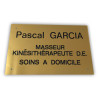 Plaque professionnelle INO personnalisable
