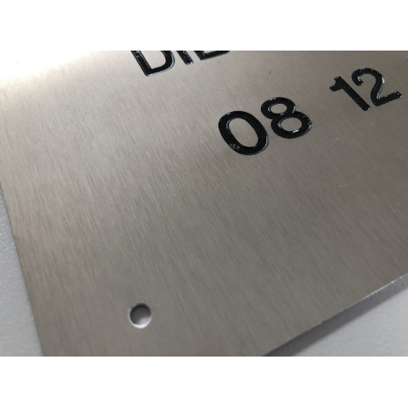 Plaque professionnelle INO personnalisable