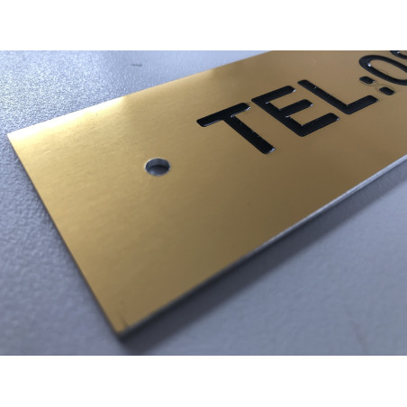 Plaque professionnelle LATI personnalisable