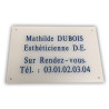 Plaque professionnelle SADI personnalisable