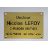 Plaque professionnelle Tradi personnalisable