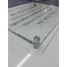 Plaque professionnelle WARNA personnalisable