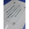 Plaque professionnelle WARNA personnalisable