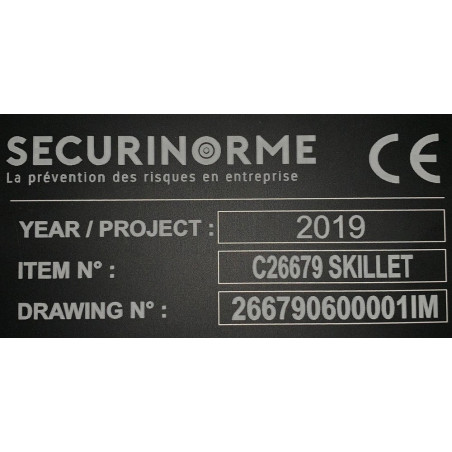 Plaque de firme élégante et professionnelle pour augmenter votre visibilité