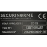 Plaque de firme élégante et professionnelle pour augmenter votre visibilité