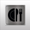 Pictogramme "Restaurant" en Metallex
