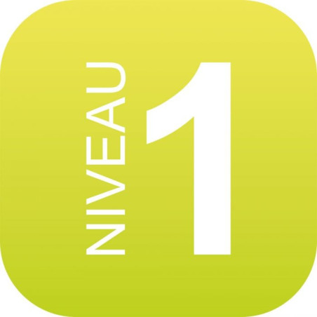 Plaque signalétique PLEXI Niveau 1 - 120 x 120 mm