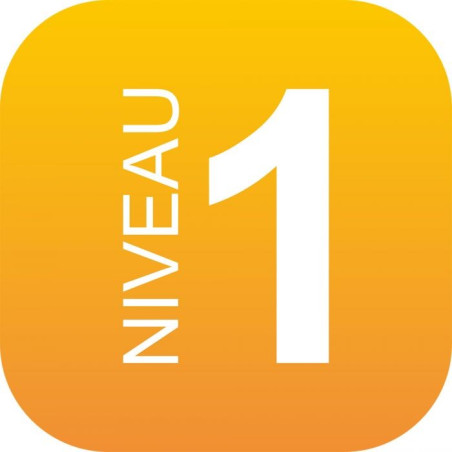 Plaque signalétique PLEXI Niveau 1 - 120 x 120 mm