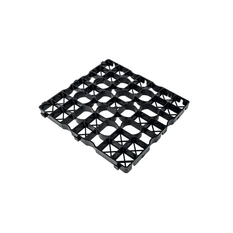 Plaque de stabilisation "Gravier" pour trafic parking public 500 x 500 mm