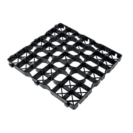 Plaque de stabilisation "Gravier" pour trafic parking public 500 x 500 mm