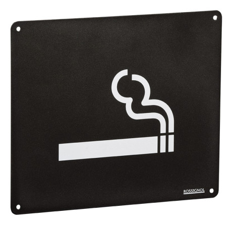 Plaque de tri pour mégots - Universelle, murale - 290 x 250 mm - Acier traité anticorrosion