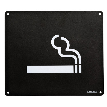 Plaque de tri pour mégots - Universelle, murale - 290 x 250 mm - Acier traité anticorrosion